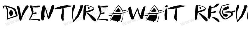 DVENTUREAWAIT Regula字体转换